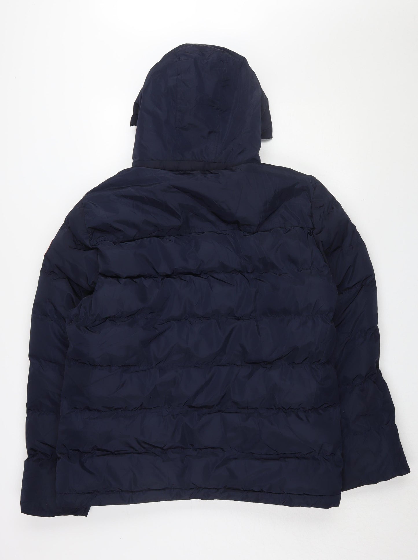 Tokyo Laundry Men's Blue Puffer Jacket L