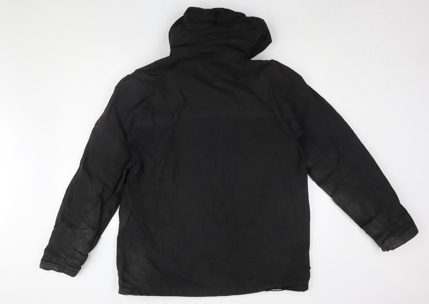 Regatta Men's Black L Parka Jacket, Hooded, Waterproof