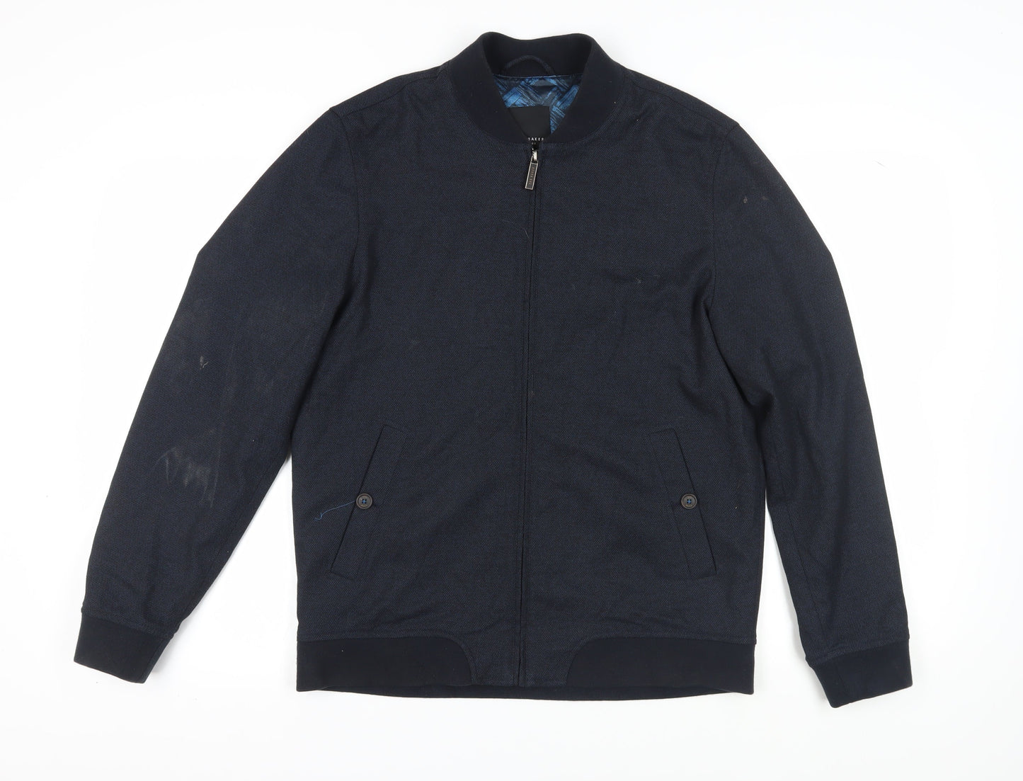 Ted Baker Men's Blue Bomber Jacket, M, Casual Style