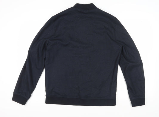 Ted Baker Men's Blue Bomber Jacket, M, Casual Style