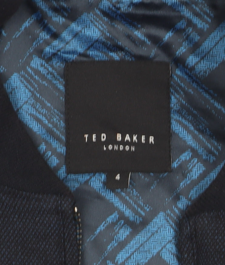 Ted Baker Men's Blue Bomber Jacket, M, Casual Style