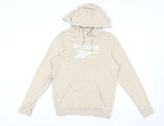 Reebok Men's Beige Pullover Hoodie S