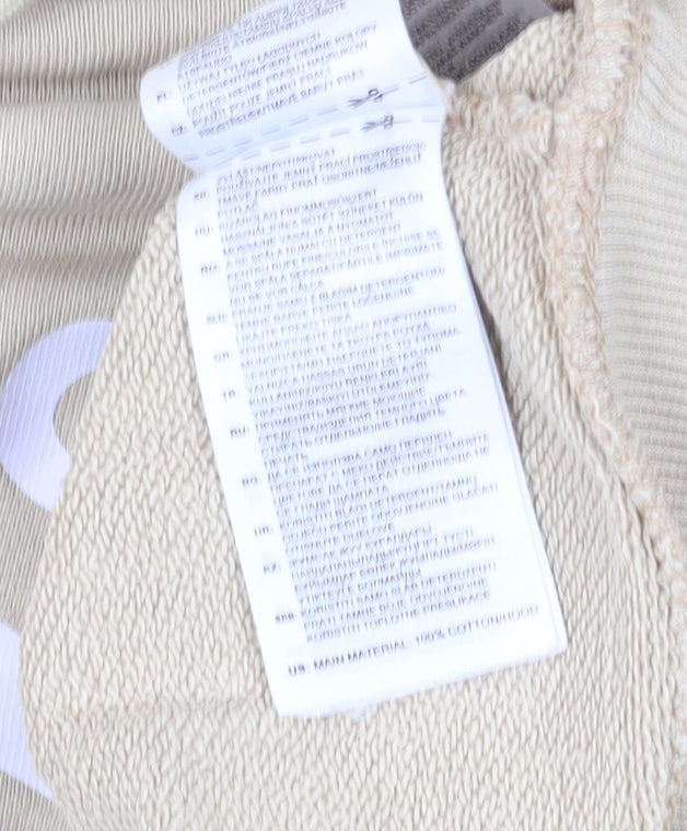 Reebok Men's Beige Pullover Hoodie S