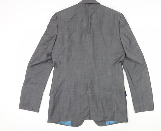 Ted Baker Men's Grey Check Blazer, Size 38L, New