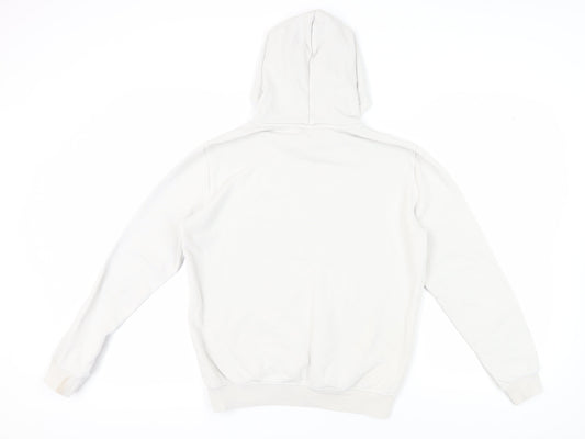 Champion Men's White Pullover Hoodie, Size S