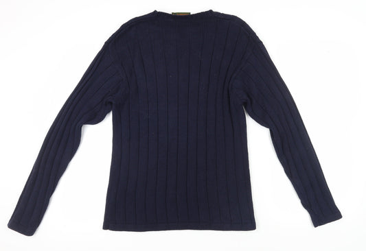 Timberland Men's Blue Pullover Jumper, Size M