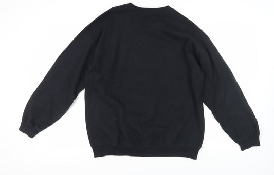 Harry Potter Unisex Black M Gryffindor Sweatshirt