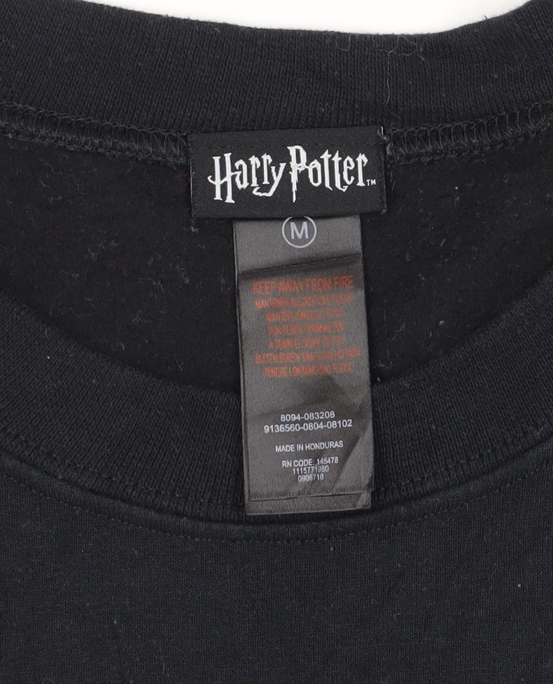 Harry Potter Unisex Black M Gryffindor Sweatshirt