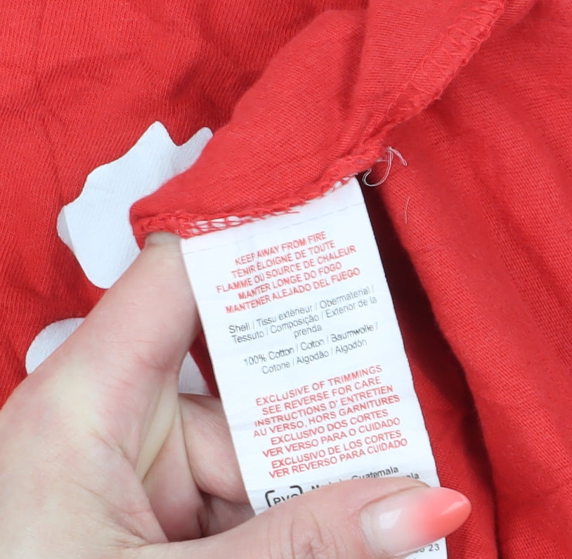 Puma Men's Red Short Sleeve Crew Neck T-Shirt, M