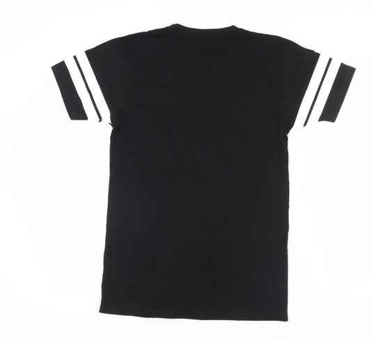 Sumerian Men's Black Graphic Print T-Shirt (S)