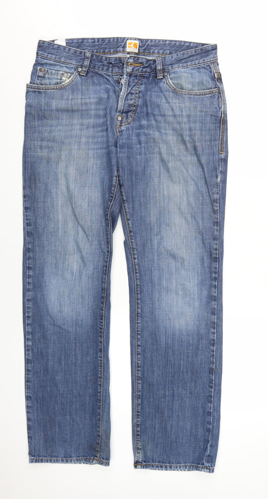 Boss Orange Men’s Blue Straight Jeans Size 33