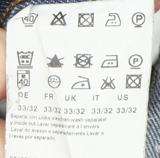 Boss Orange Men’s Blue Straight Jeans Size 33