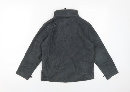 TOG24 Boys Grey Fleece Jacket Long Sleeve Size 12