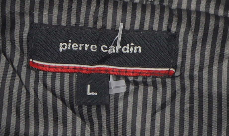 Pierre Cardin Men's Black Quilted Waistcoat, Size L