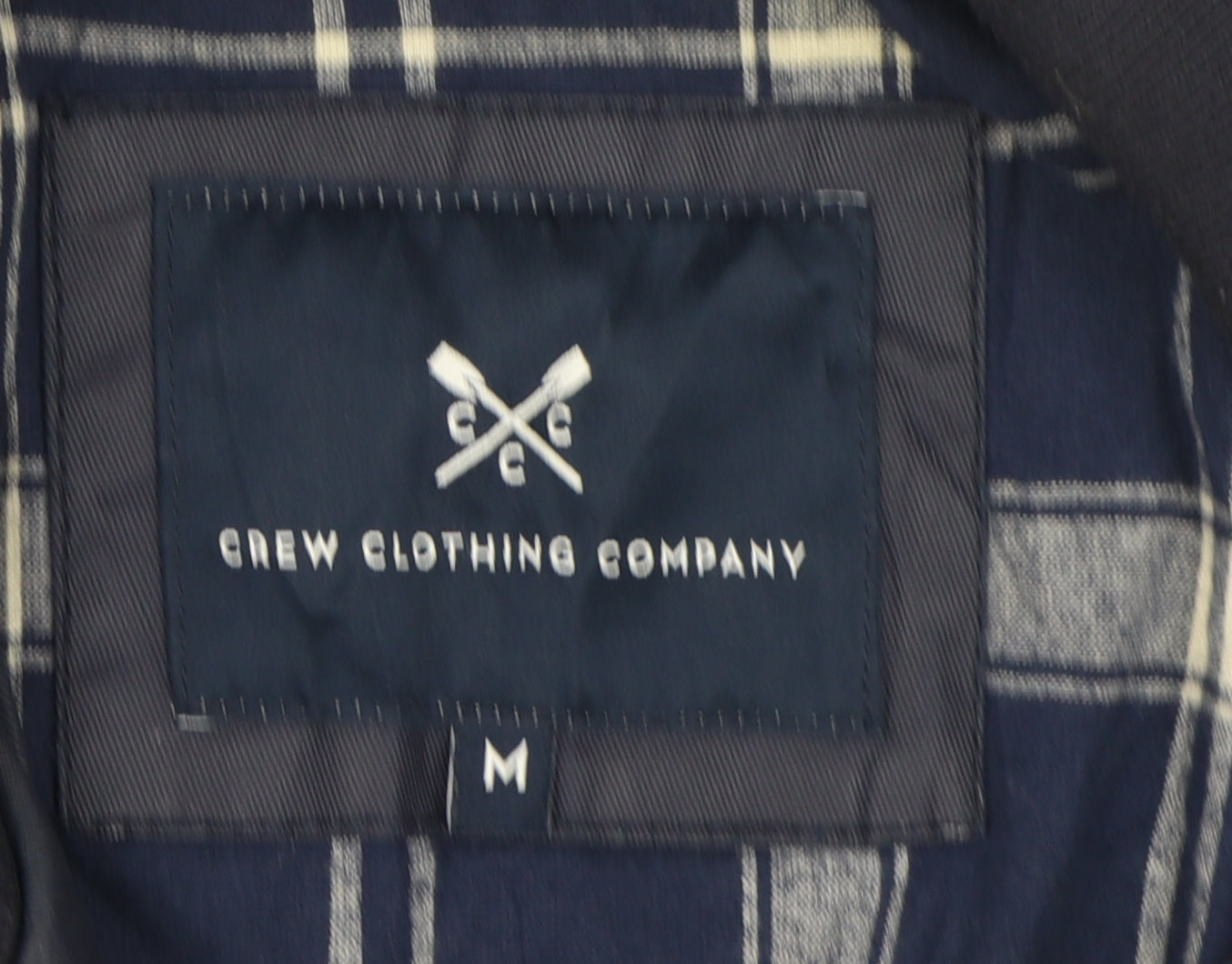 Crew Clothing Company Men's Blue Quilted Jacket, M