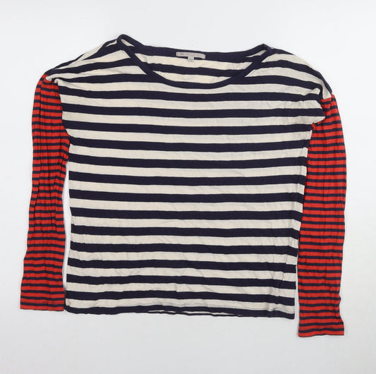 Gap Women's Multicoloured Striped T-Shirt S