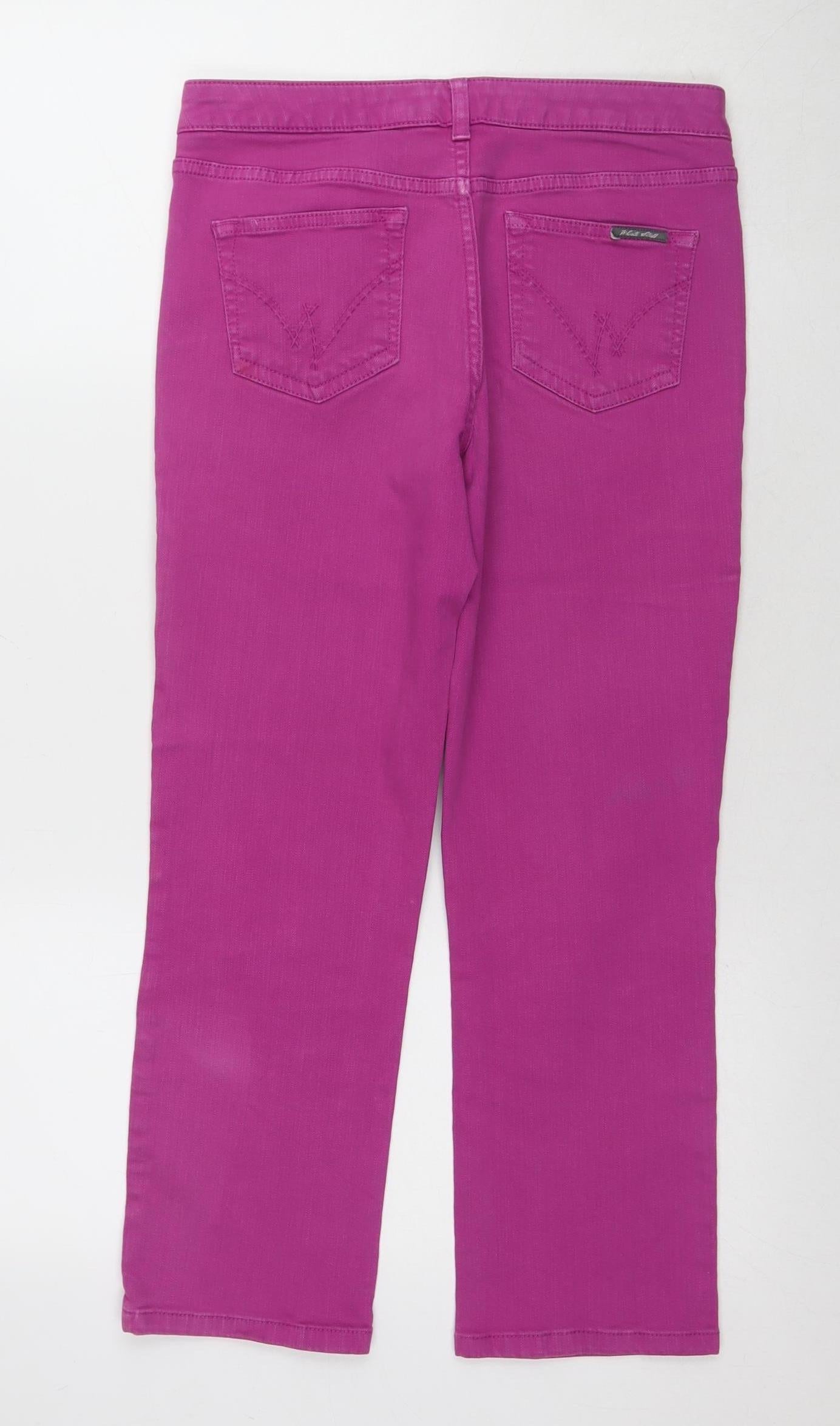 White Stuff Women's Pink Denim Jeans Size 10