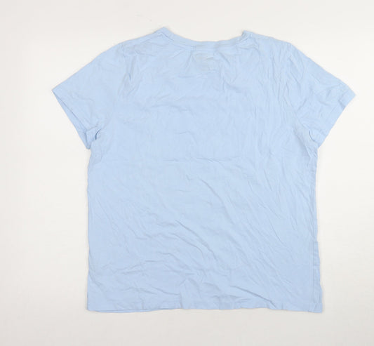 Disney Women's Blue Stitch Nightshirt - Medium