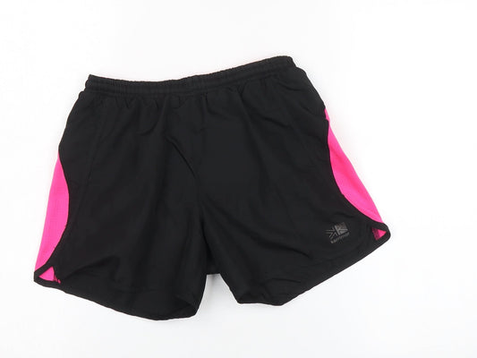 Karrimor Women's Black Running Shorts Size 6 Quick Dry
