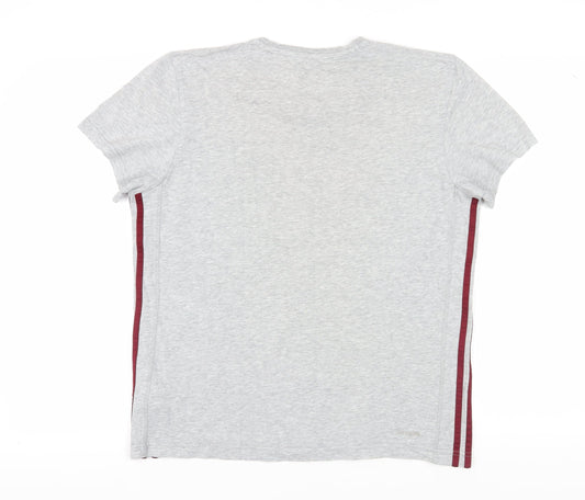Adidas Grey Unisex T-Shirt M - Casual Comfort