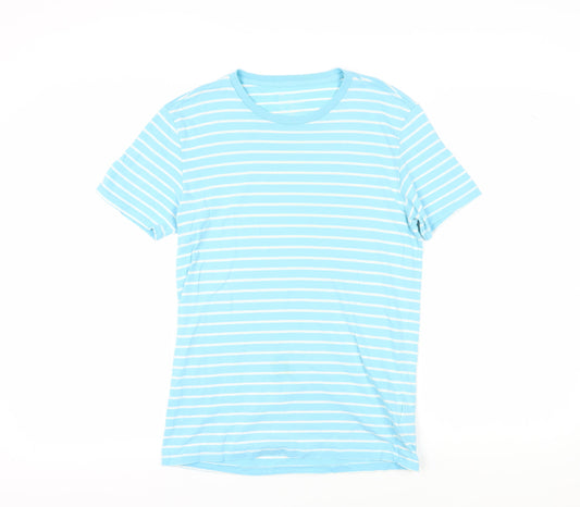 Gap Blue Striped Short Sleeve T-Shirt, Size S