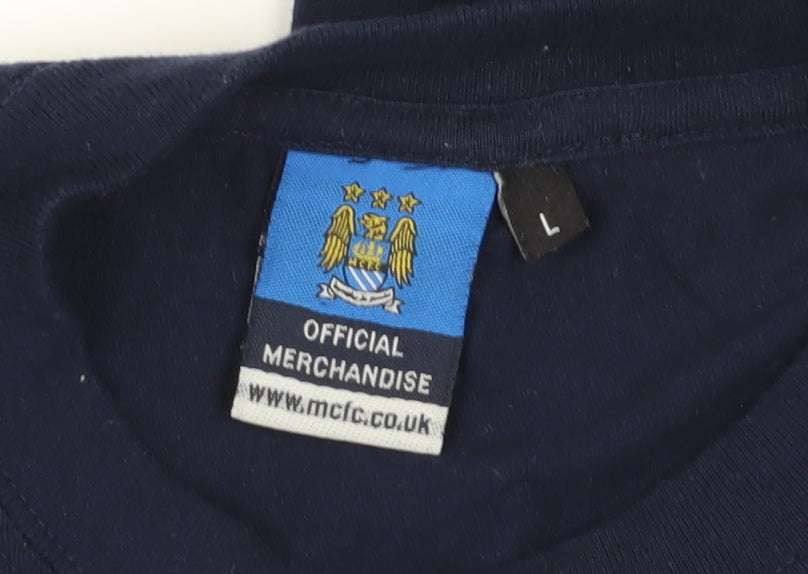 Manchester City Men's Blue L Sports T-Shirt