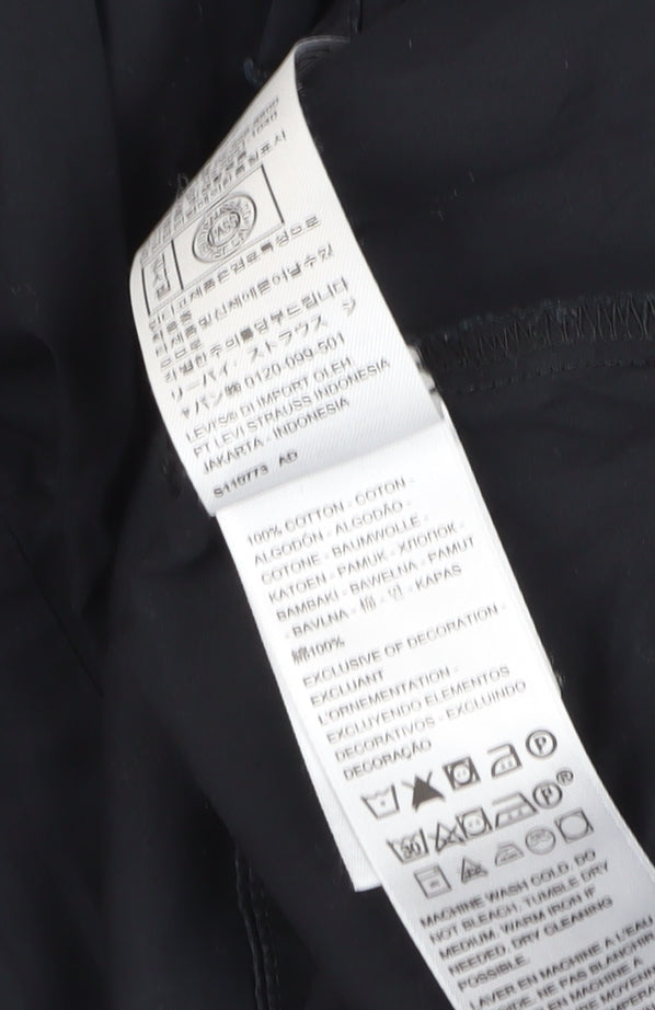 Levi's Women's Black XS Slip Dress for Summer Parties