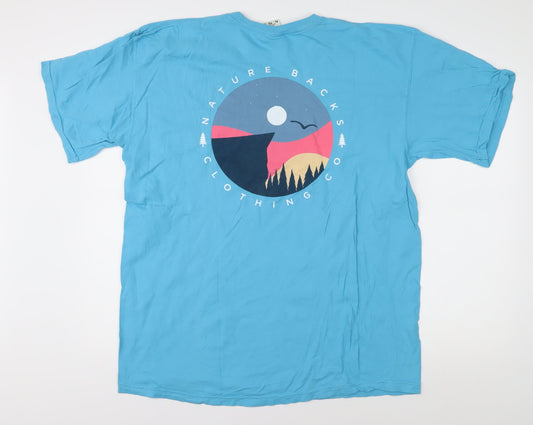Comfort Colors Men's Blue Nature XL T-Shirt