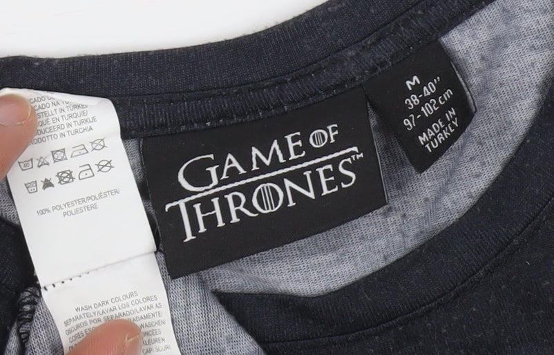 Game of Thrones Men's Black M TV Series T-Shirt