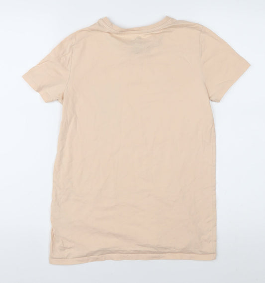 Disney Beige Winnie the Pooh Women's T-Shirt 2XS