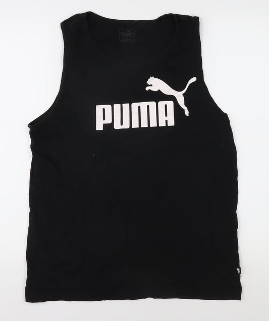 Puma Men's Black Tank Top L - Basic Sleeveless Sportswear