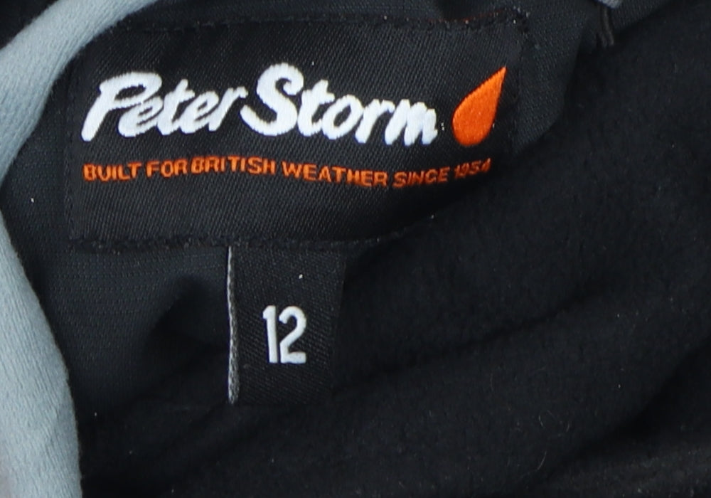 Peter Storm Women's Black Parka Jacket Size 12