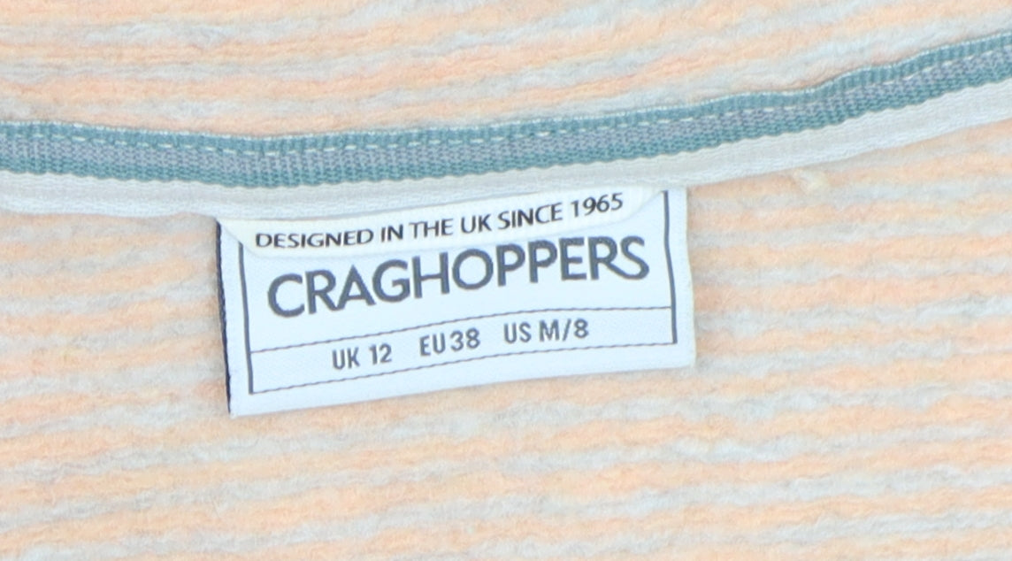 Craghoppers Women's Beige Half Zip Hoodie UK 12
