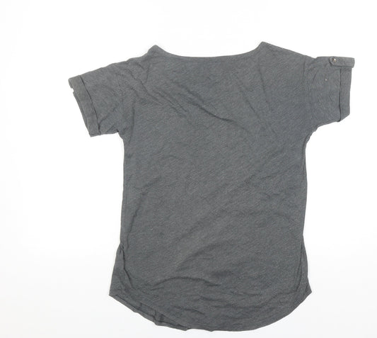 Gap Women's Grey Basic T-Shirt, Size S