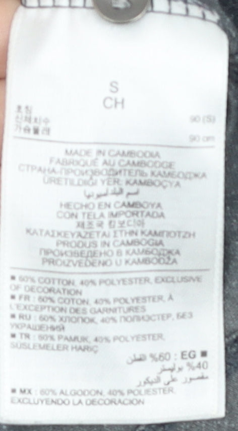 Gap Women's Grey Basic T-Shirt, Size S