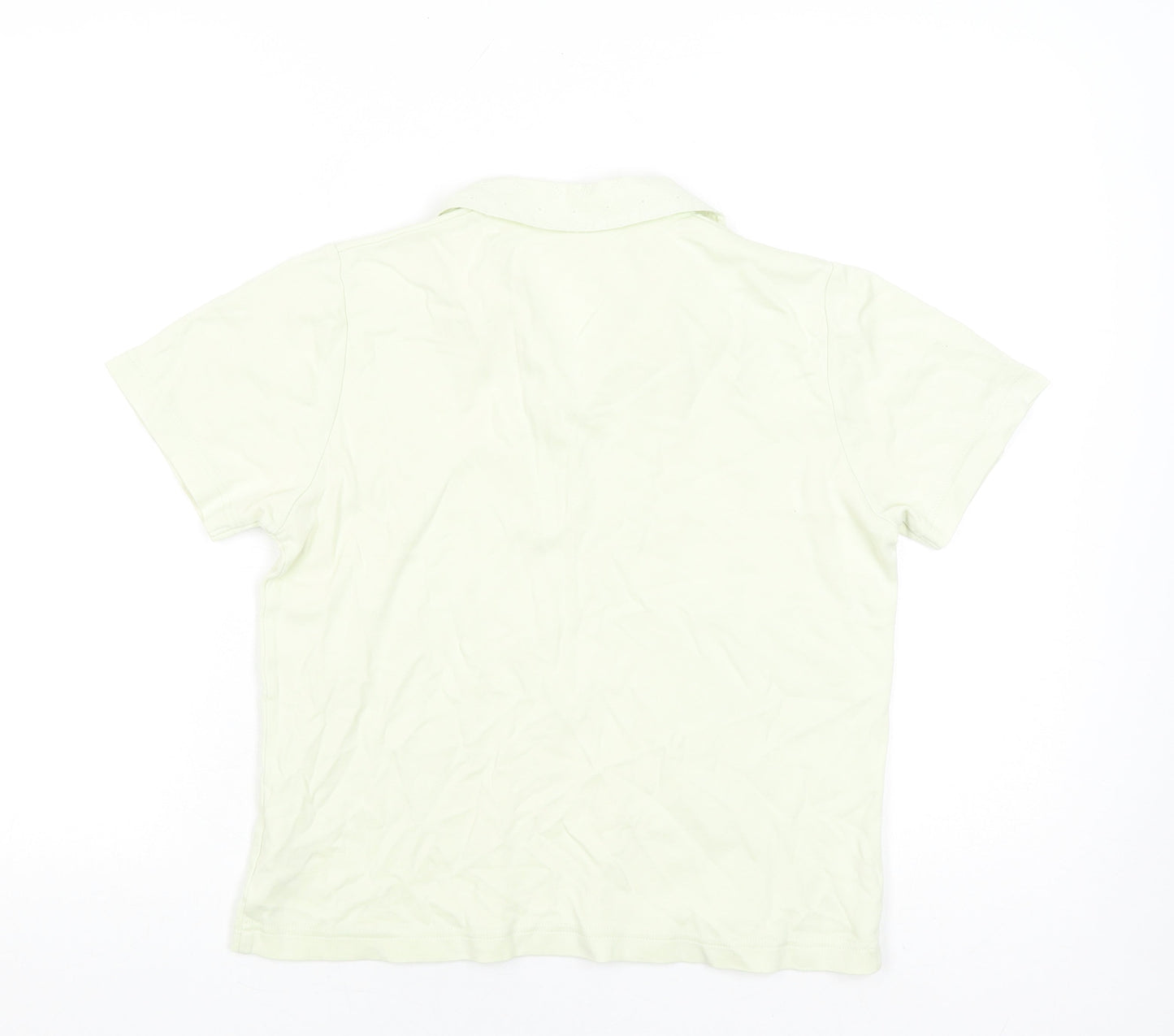Tulchan Women's White Polo Shirt M Basic Regular