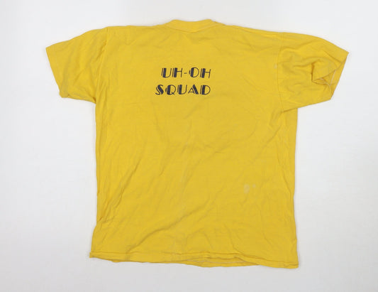 Russell Athletic Unisex Yellow M Basic T-Shirt