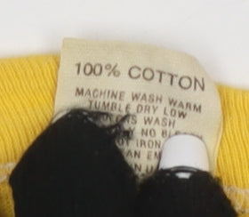 Russell Athletic Unisex Yellow M Basic T-Shirt