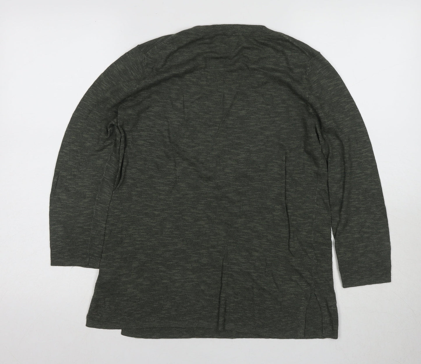 Gap Women's Green Jersey Top, Size S, Crew Neck