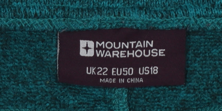 Mountain Warehouse Men's Green Fleece Jacket UK 22