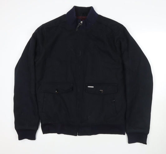 Quiksilver Men's Black Bomber Jacket Size L