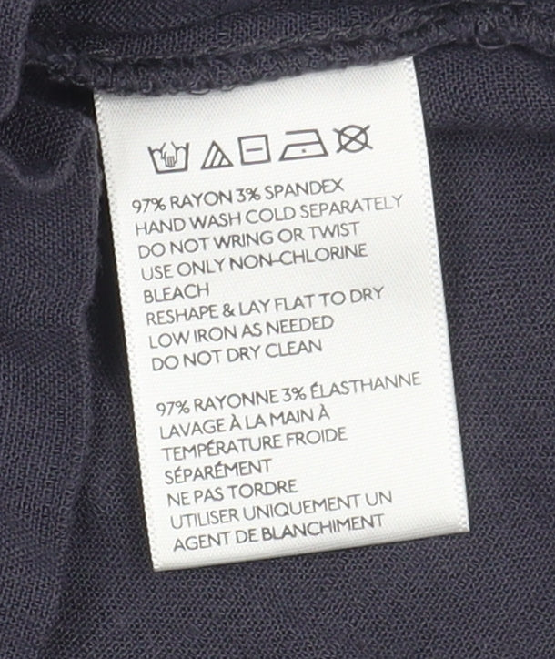 Brand and care label for Silence + Noise Women's Black Pencil Skirt, size S