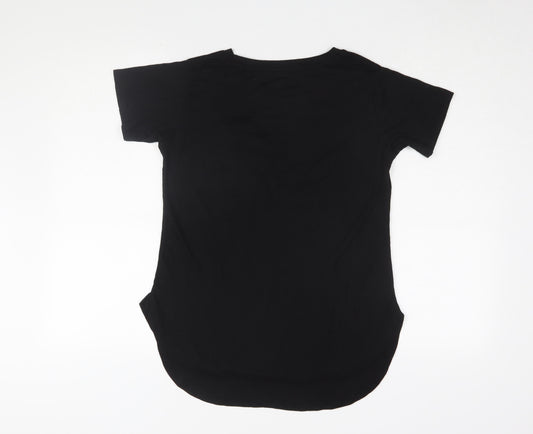 Disney Minnie Mouse Black T-Shirt, Unisex Adults M