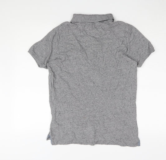 Diesel Co Men's Small Grey Cotton Polo