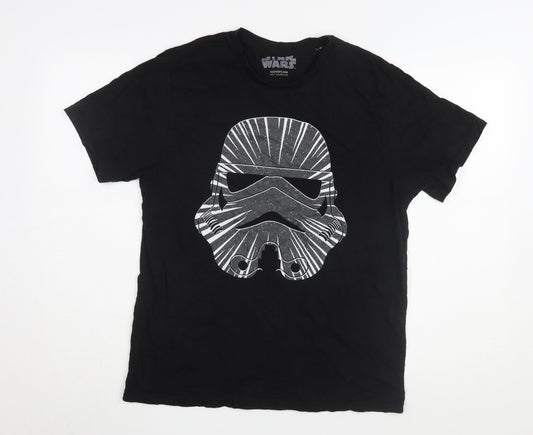 Star Wars Men's Black Cotton Stormtrooper T-Shirt M