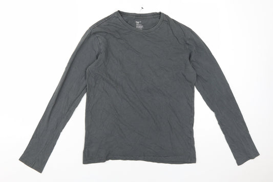 Gap Women's Grey XS Basic Long Sleeve T-Shirt