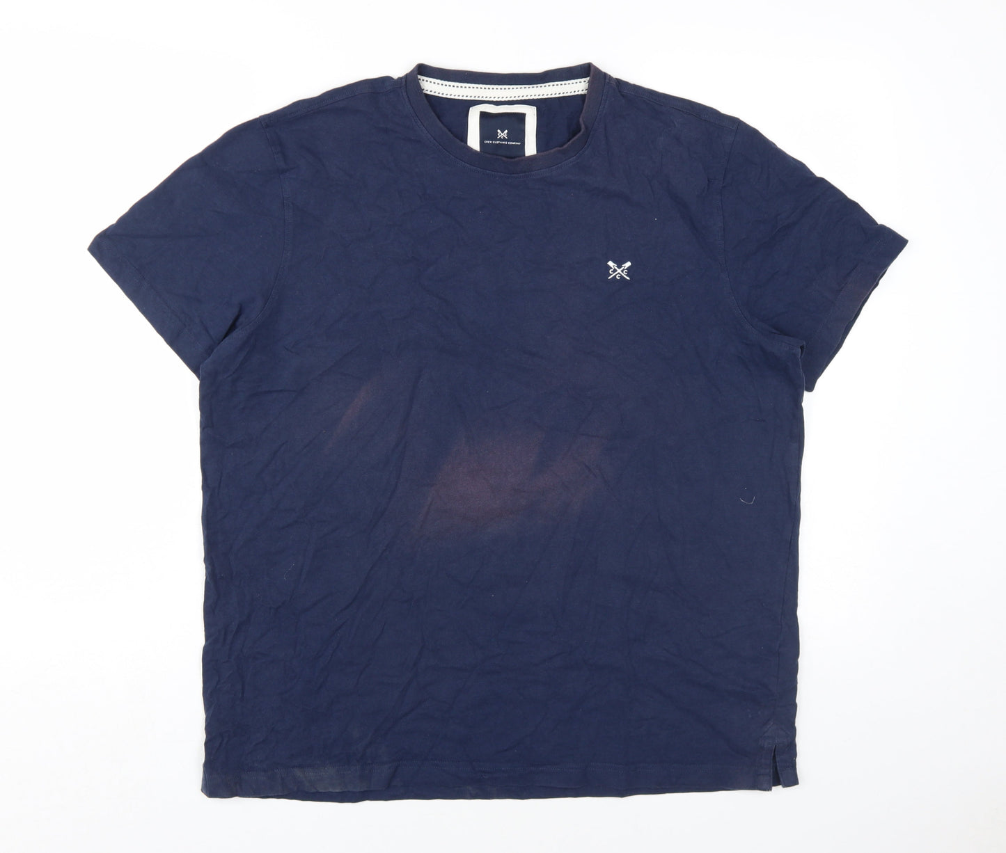 Crew Clothing Co Men's Blue Crew Neck XL T-Shirt