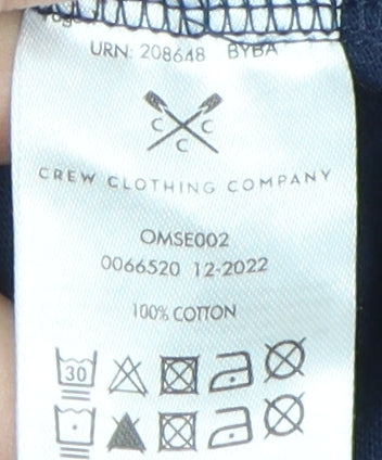 Crew Clothing Co Men's Blue Crew Neck XL T-Shirt