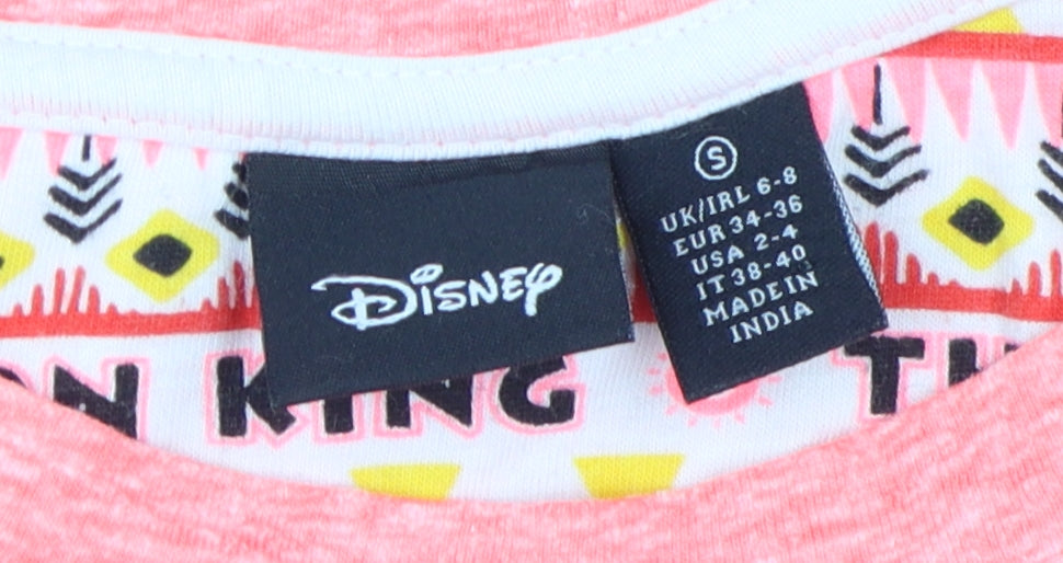 Disney Women's Pink Lion King T-Shirt S