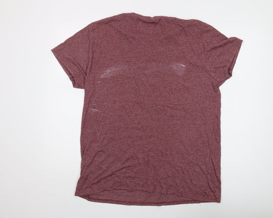 Harry Potter Men's Red Graphic T-Shirt 2XL